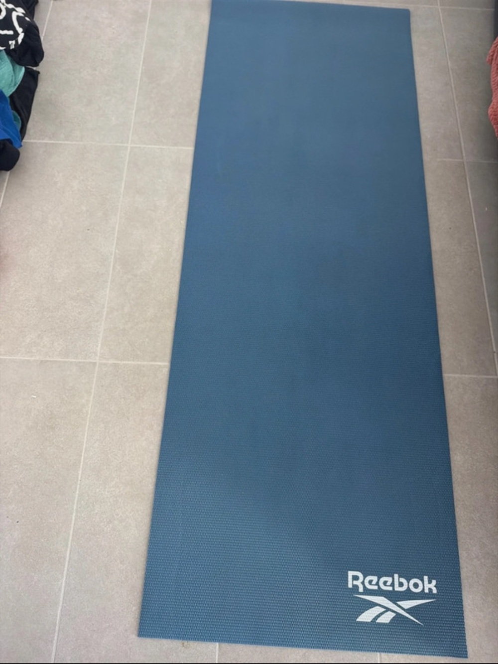Reebok Teal Textured Workout Mat